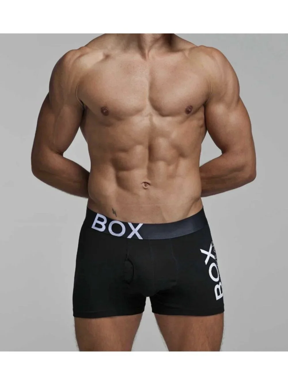BOX MENSWEAR PREMIUM BOXERS BLACK Size Small New
